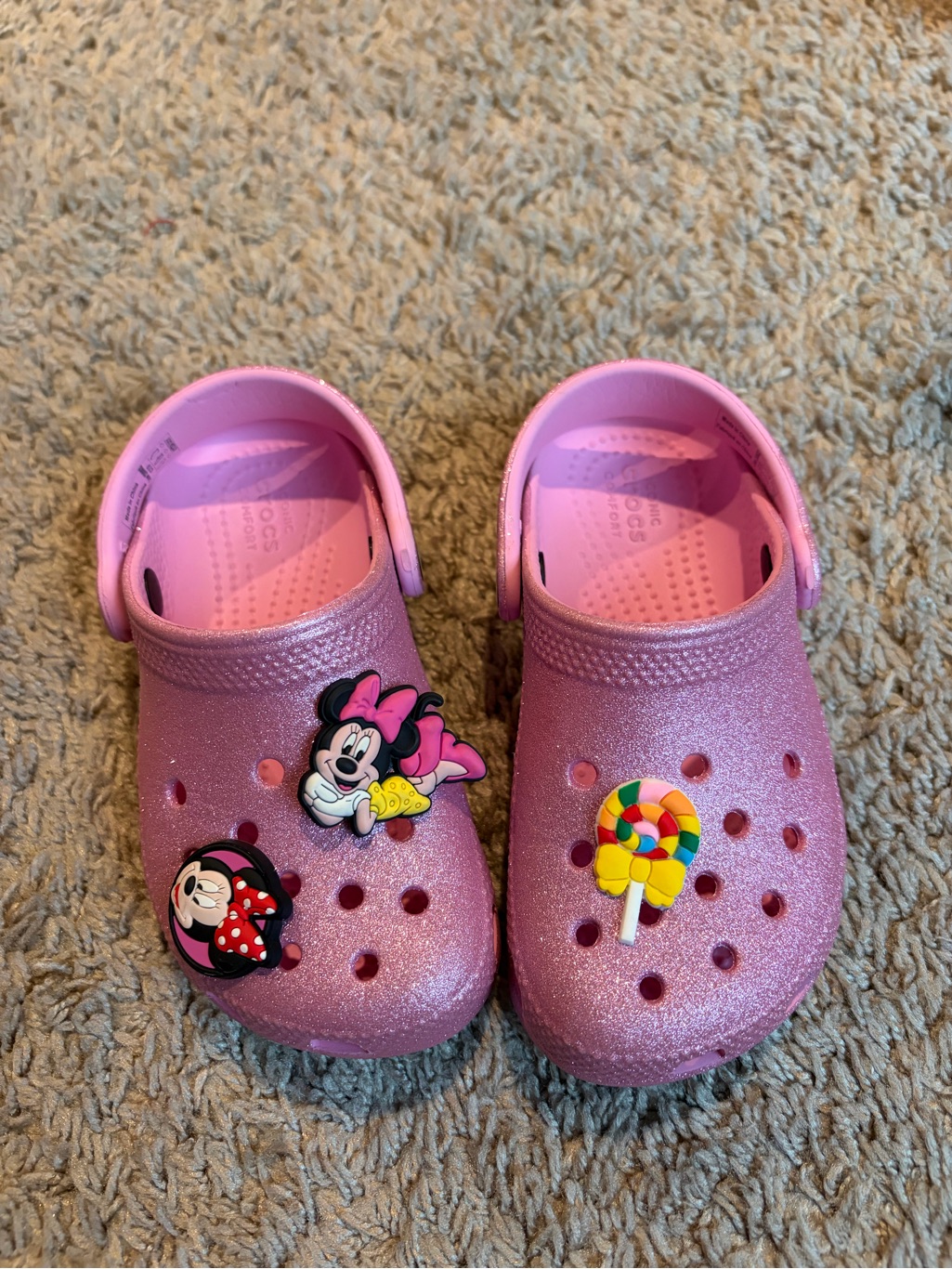 Crocs Sparkly Pink Crocs